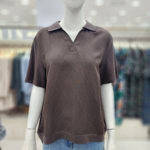 [프렐린]카라 브이넥 린넨터치 티셔츠 RTP252090_SC