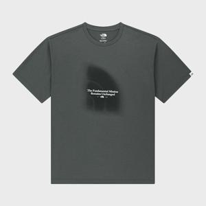 [노스페이스 화이트라벨]미스티 로고 반팔 라운드티  NT7UR13K_DGY