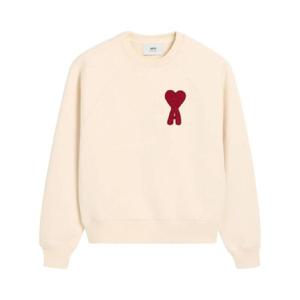 AMI Paris 아미 드 꾀흐 패치 스웨트셔츠 H25USW065747
