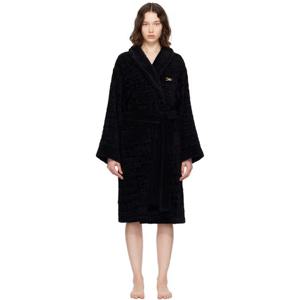 26 SS 베르사체 여성 블랙 메두사 95 바스 가운 252404F077001