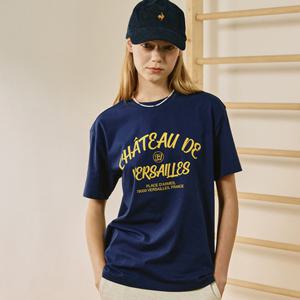 [르꼬끄공식] 유니 헤리티지 루즈핏 반팔티 (QQ323LRS81)