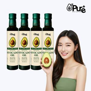 [퓨어플러스] 엑스트라버진 오메가 밸런스 아보카도오일 250ml x 3+1병