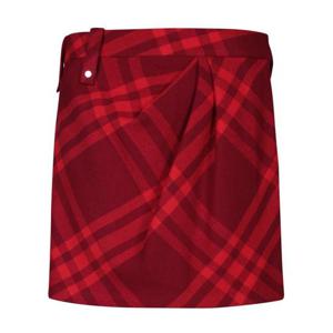 버버리 숏 스커트 8077814 B7338 Red