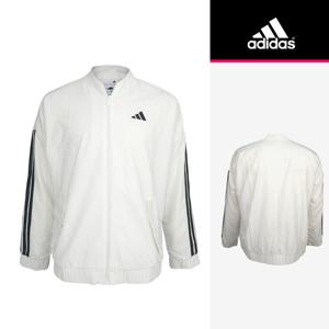 아디다스 우먼스 에센셜 3S 우븐 봄버 자켓(JD5319)