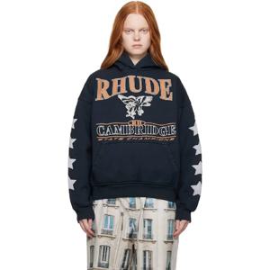 26 SS 루드 여성 블랙 캠브리지 스테이트 챔피언 후드티 252923F097000