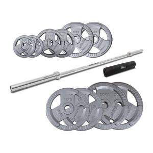 이고진 역기 세트 중량봉 주물 바벨 원판 121kg 역기봉 헬스