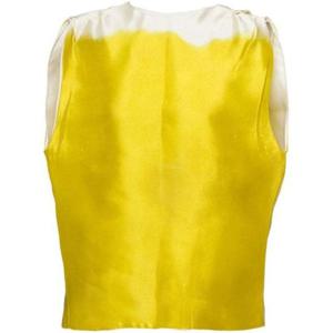 26 SS 프라다 투톤 실크 새틴 블라우스 P933LS231125C TP440918984