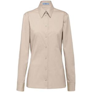 26 SS 프라다 트라이앵글 로고 포플린 셔츠 P442GS23112VC TP440914489