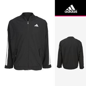 아디다스 우먼스 에센셜 3S 우븐 봄버 자켓(JD5317)