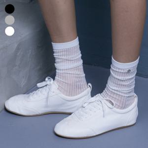 [게스(진)]여성 시스루 골지 양말 OP2A5594