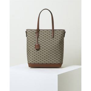 [헤지스ACC][여성가방추천] HIBA3E731[헤리아토] 카키 시그니처 패턴 PVC 토트백 M