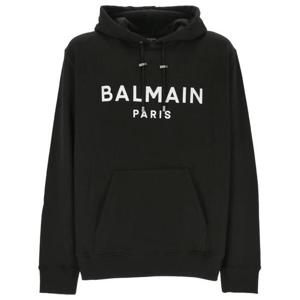 발망 후드 티셔츠 DH1JR002BB65 EAB Noir blanc