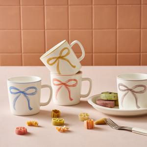 [모던하우스] ON 파스텔리본 머그 4P 세트 D8