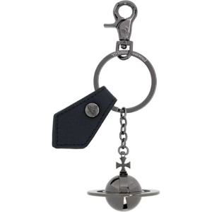 26 SS 비비안웨스트우드 남성 건메탈 3D 로고 키링 252314M148003