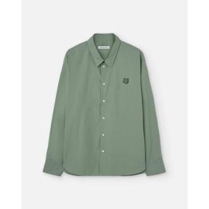 라프리마 메종키츠네 토널 폭스 헤드 패치 릴렉스 셔츠 릴렉스드 MM00403WC5042 0078