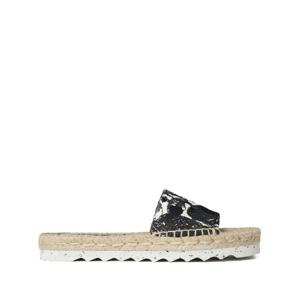 Stella McCartney 가이아 모스 에스파드리유 슬라이더 샌들 PS24810341E001751300