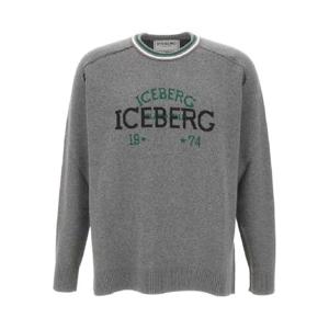 26 SS 아이스버그 로고 자수 래글런 소매 스웨터 A01874698993 TP441679168