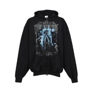 베트멍 그래픽 프린트 후드 집업 UCF76ZU800B