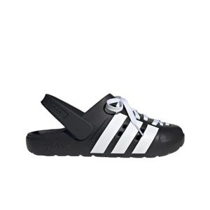 아디다스 스포츠웨어 아딜렛 클로그 2 0 코어 블랙 클라우드 화이트 JR4025