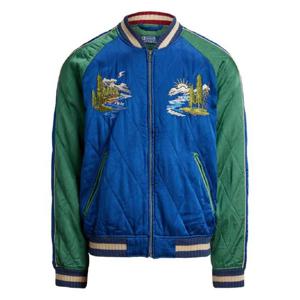 폴로 랄프로렌 자수 퀼팅 재킷 710977856001