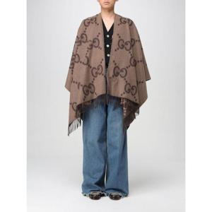 구찌 리버시블 점보 GG 캐시미어 케이프 7743084GABX 9764 Brown
