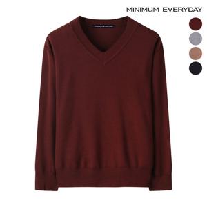 [미니멈][미니멈 에브리데이]베이직 브이넥 긴팔 니트 (EB4KT011D)