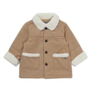 [블루독베이비] 25FW겨울신상 (BE) 벨로아 FUR 자켓 (45C1911302)