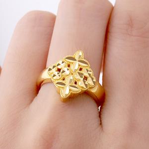 [골드모아] 여자 순금 반지 컷팅 디자인 3.75g [클로버 블룸]