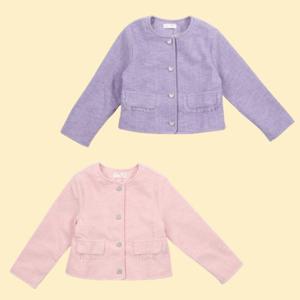 [로엠걸즈(아동)]트위드 자켓점퍼RGJA24W1P