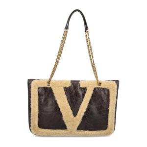 발렌티노 비바 슈퍼스타 시어링 트림 체인 숄더백 7W0B0S68HDL