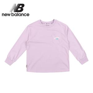 뉴발란스 키즈 에센셜 긴팔티(NK9BEB301U-70)_바이올렛