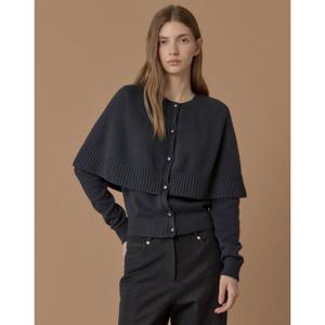 질스튜어트 뉴욕 여성 25FW 시즌오프 네이비 울캐시미어혼방 가디건 JSSW5D130N3