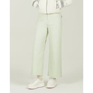 헤지스 골프 여성 25FW 옐로우그린 여성 코듀로이 와이드 다운 팬츠 HWPA5D752L1