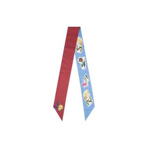 26 SS 마르니 여성 블루 아티스트 캡슐 실크 플라워 콜라주 스카프 252379F029000