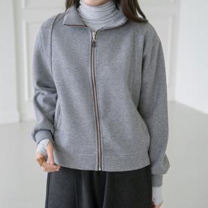 엄마옷 마담4060 모던베이직 도톰융털안감집업점퍼 데일리 여성 -ZJP2511050-