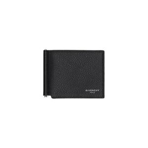 26 SS 지방시 남성 블랙 그레인 가죽 머니클립 지갑 261278M164006