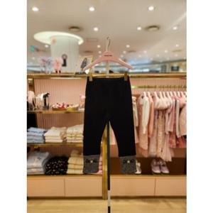 프렌치캣5 여아 블랙고양이기모레깅스 (Q45DAP150B)