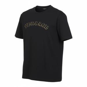 VERSACE CRYSTAL LOGO T-SHIRT (1010646 1A07711 1B000) (크리스탈 로고 티셔츠)