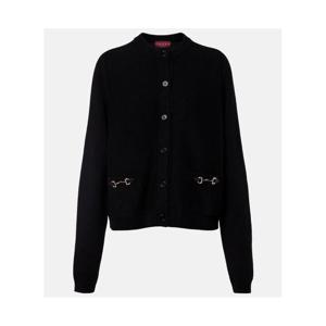 구찌 Horsebit 울 캐시미어 카디건 P01119161