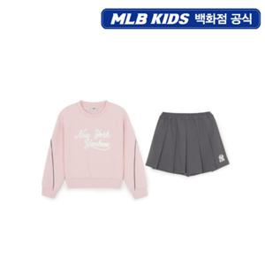 [MLB키즈PG] 스포티브 애슬레저 여아 카라 맨투맨세트 (7FS2A0361-50PKL)