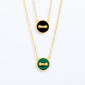 [골드모아] 순금 여자 체인 목걸이 11.25g [원석 버튼]