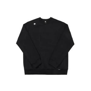 데상트 공용 백그래픽 맨투맨 BQ123UHT21-BLK0