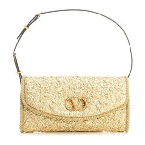 발렌티노 플랩 클로저 텍스처 클러치 8W2B0T31AUZ L01