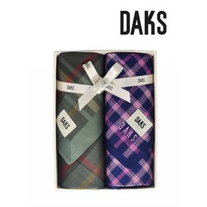 [닥스(손수건)]2매 남녀 손수건 세트  DEA1113 53+DDT1202 84