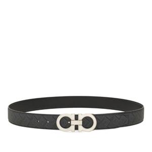 페라가모 간치니 펀치 홀 가죽 벨트 679710 780171108