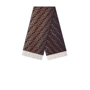 펜디 머플러 스카프 FXS471 ATQCF0DE8 BLU MARRONE