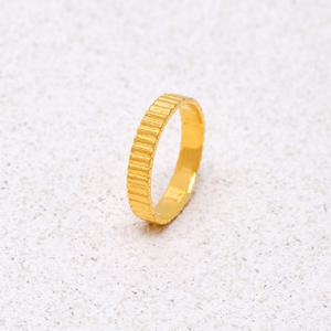 [골드모아] 24K 여자 남자 순금 반지 커플링 디자인 3.75g [그레인 라인]