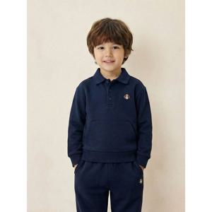 헤지스 키즈 26SS 헤지스키즈 등원룩 조거 스웻 티셔츠 네이비 HBTS6EK14N2