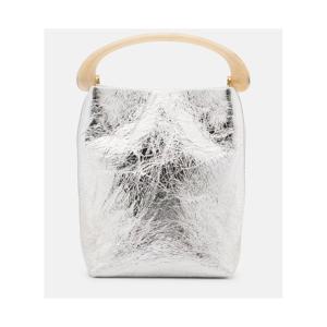 드리스반노튼 Crisp 미니 메탈릭 레더 탑 핸들 백 P01136722