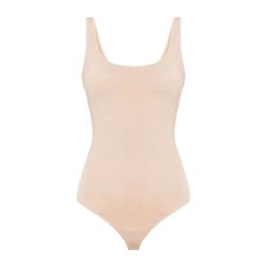 월포드 슬리브리스 스쿱넥 피티드 바디수트 75011W 4816 CAFE